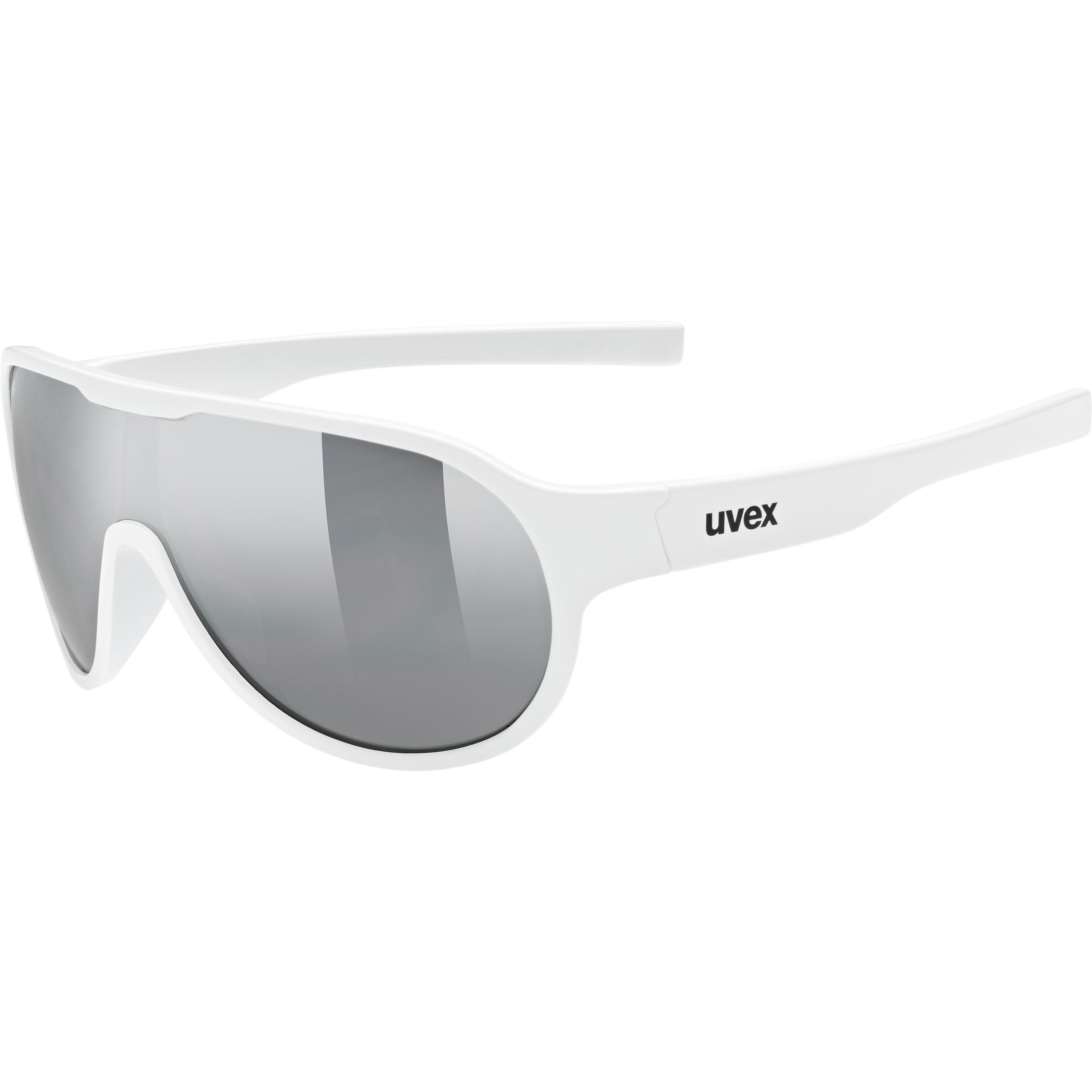 Очки солнцезащитные Uvex sportstyle 512 JR white/silver