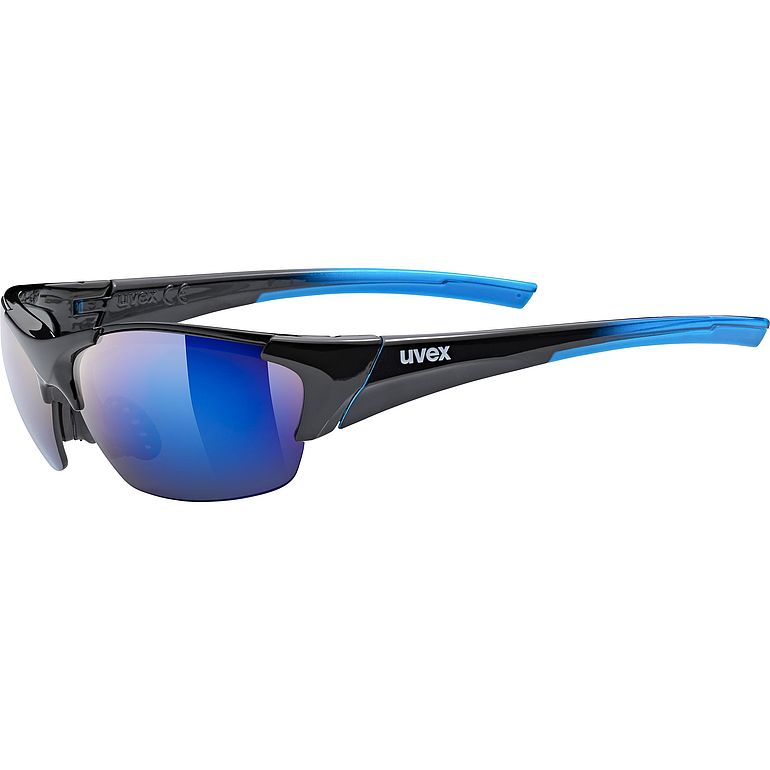 Очки солнцезащитные Uvex Blaze III черный/синий