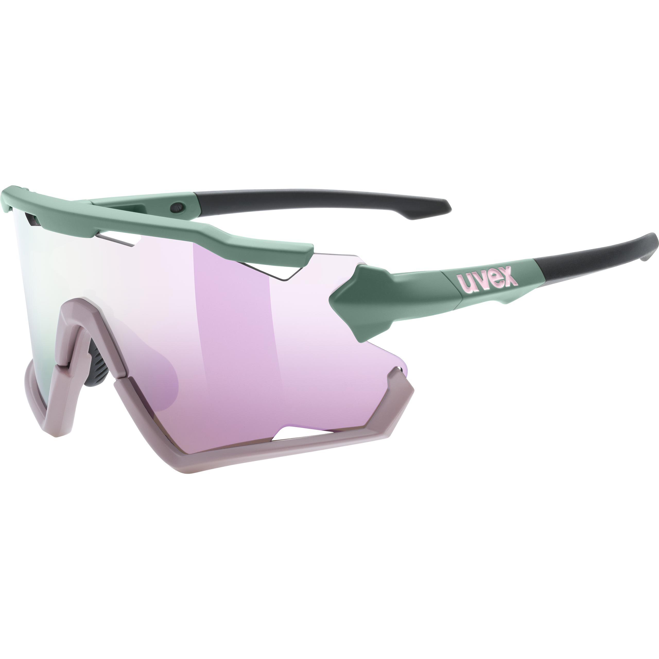 Очки солнцезащит Uvex Sportstyle 228 зеленый/розовый