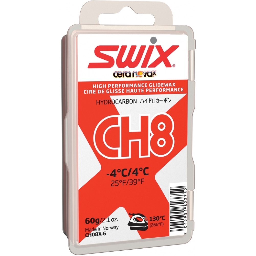 Мазь Swix CH8X Red  +4C / -4C 60 гр.